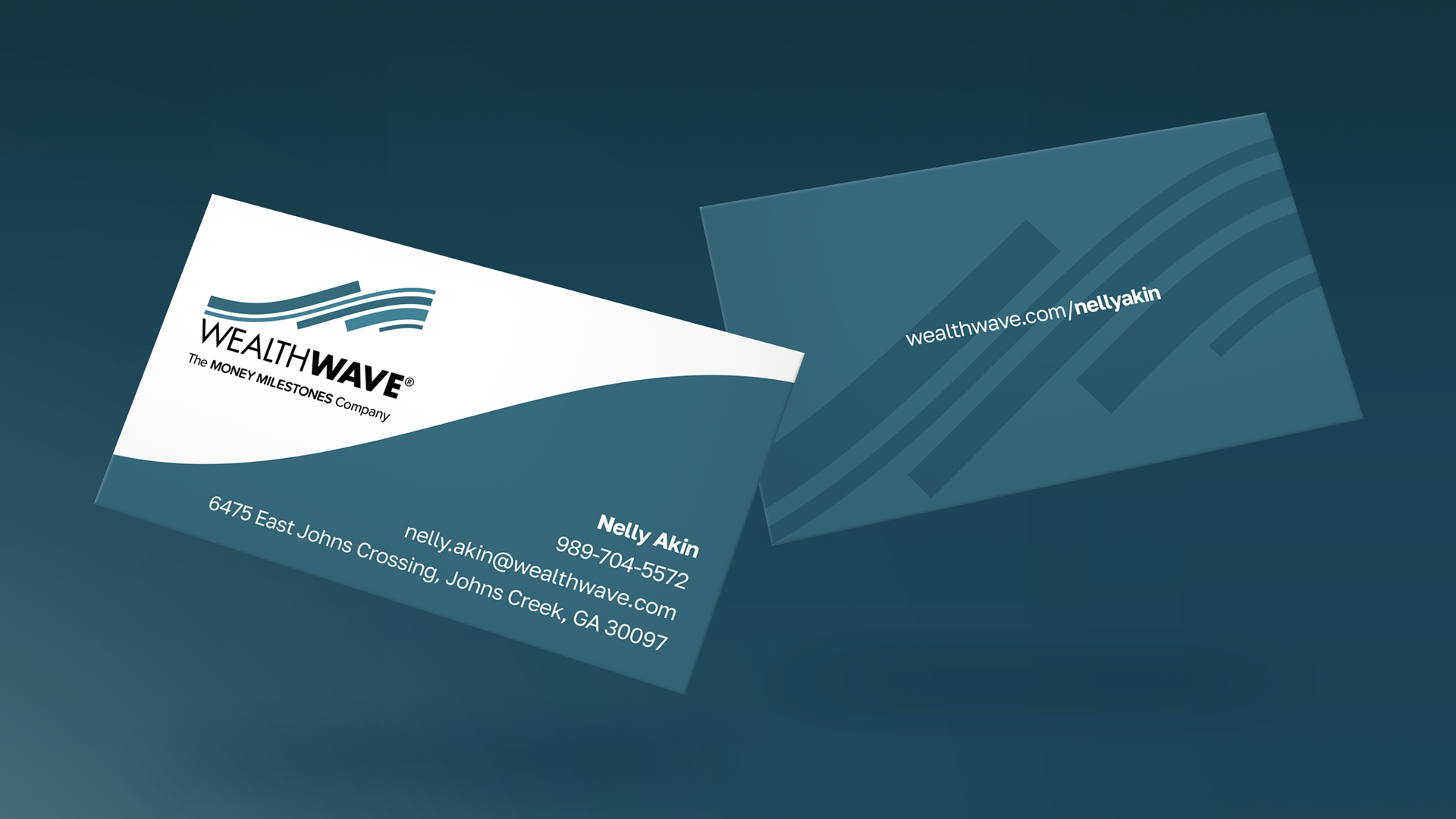Mga Bagong Blue WealthWave Business Card na Available sa Klasikong Disenyo